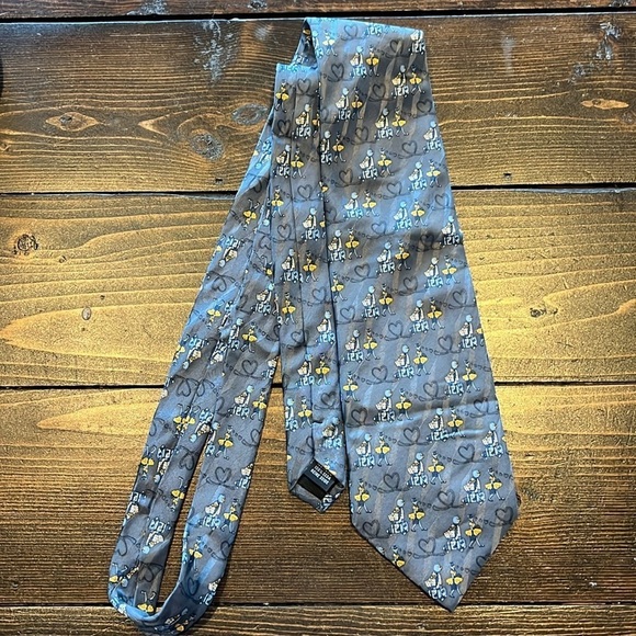 Vintage silk tie - Picture 2 of 4